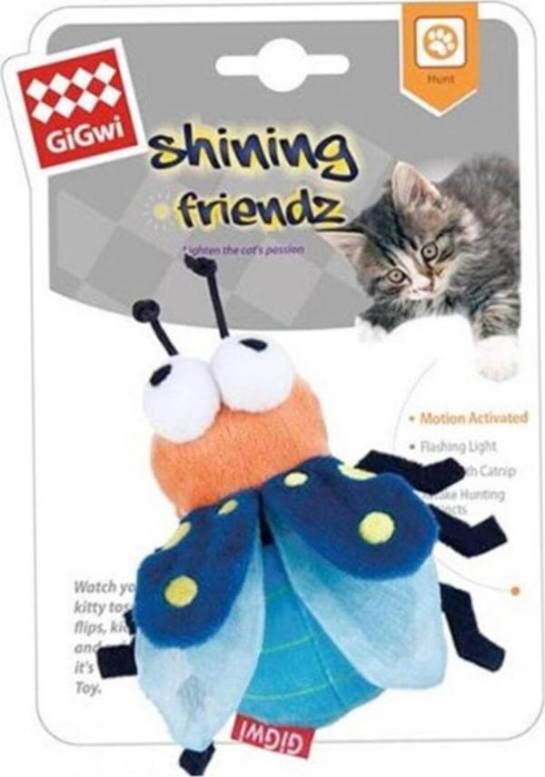 Catnipli Işıklı Arı Kedi Oyuncağı - Image 1