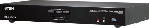 2-Port USB 3.0 4K HDMI Dual Display KVMP™ Switch - Image 1