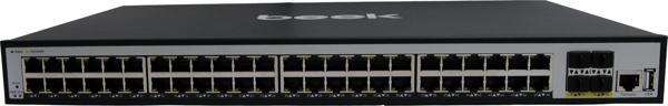 48 Ports 10/100/1000Mbps Managed PoE Switch with 4 10G SFP Uplink 500W - Image 1