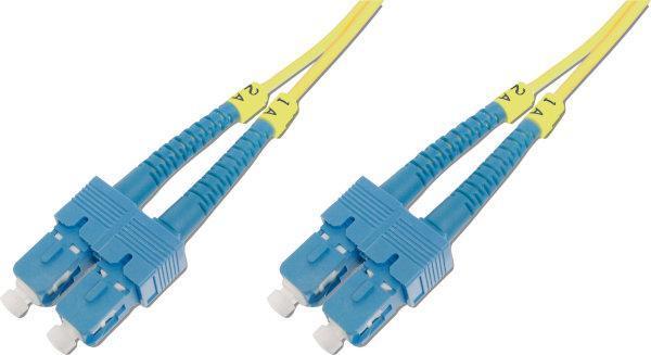 Beek SC-SC Fiber Optik Patch Kablo, 9/125 µ, Singlemode, 3.0mm, Duplex, OS2, LSZH, 50 metre&lt;br&gt - Image 1