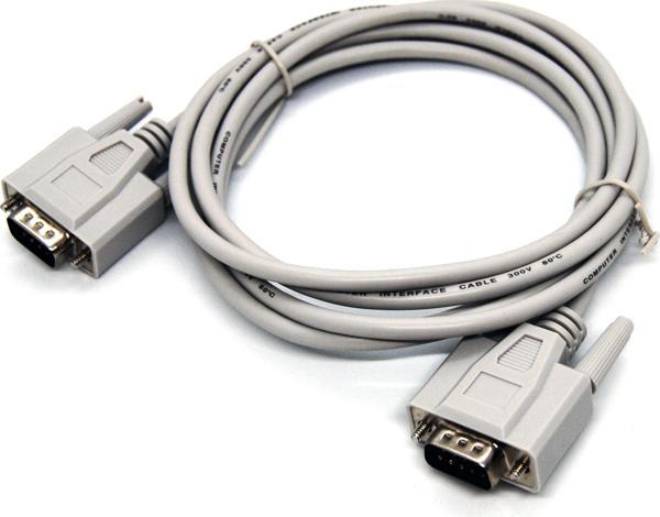 Beek Seri Kablosu, DB9 Erkek DB 9 Erkek, 2 metre, Bej Renk DB9 M/M,beigie,2M - Image 1