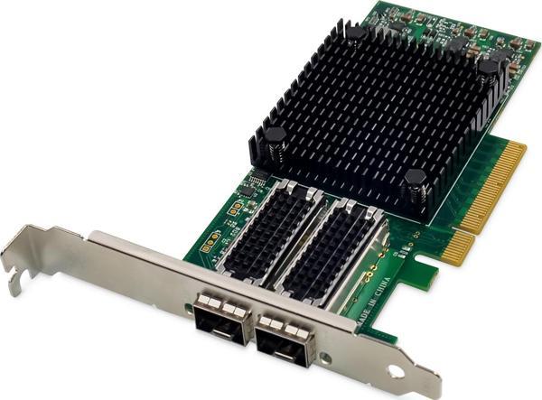 Digitus 2 port 25G SFP28 PCI Express Ethernet Kartı, Mellanox çip takımı Dual-Port  - Image 1