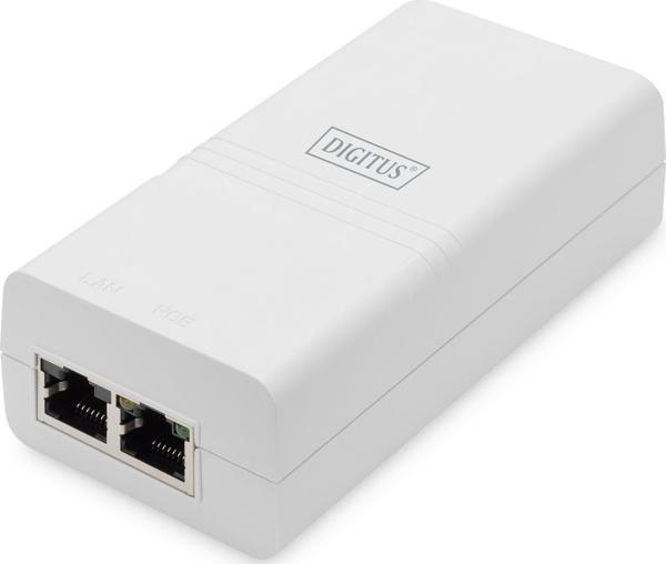 Digitus Gigabit Ethernet Aktif PoE Injektor, 802.3af, 15.4 W, beyaz renk Gigabit Et - Image 1