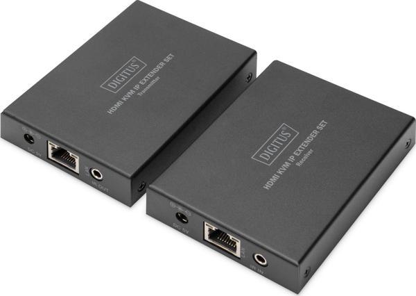 Digitus IP HDMI KVM (Keyboard/Video Monitor/Mouse) Sinyal Uzatma Cihazı, Alıcı (Receiver) ve Verici  - Image 1