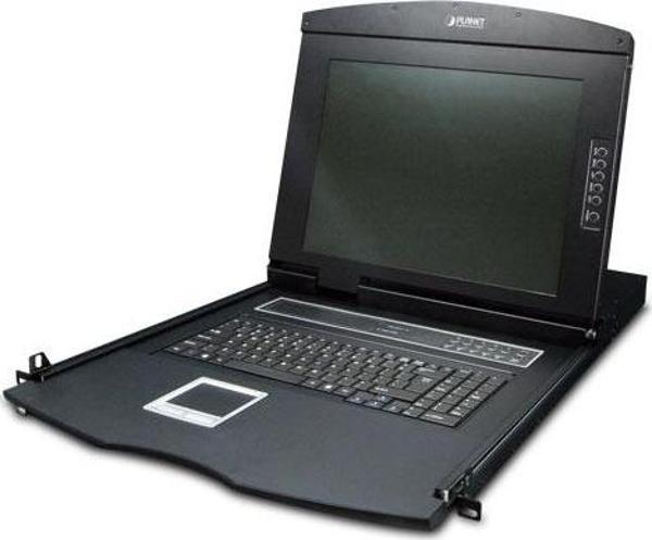 17&quot; 8-Port Combo VGA LCD IP KVM Switch - Image 1