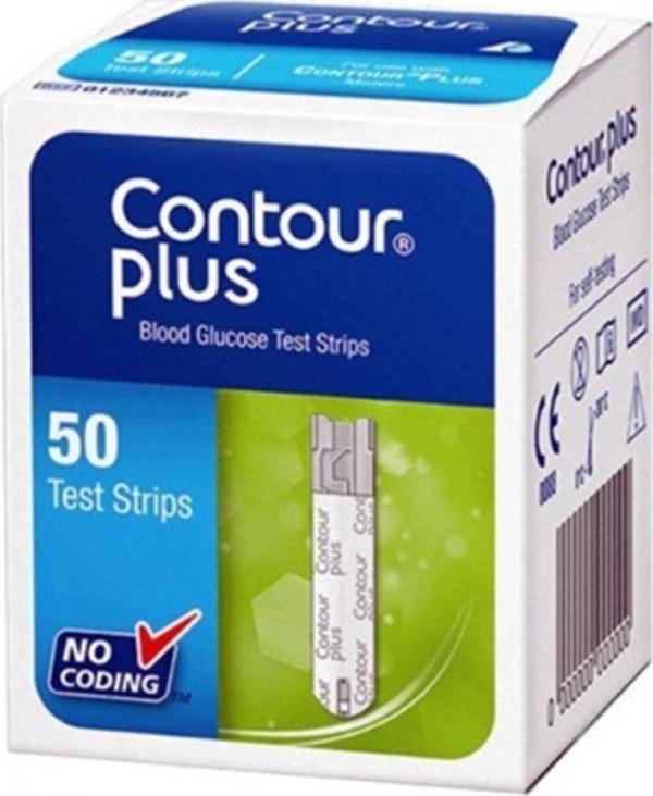 Contour Plus Kan Şekeri Ölçüm Stribi 1 Kutu 50 Adet - Image 1