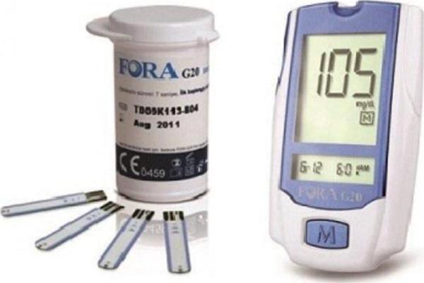 Fora Şeker Ölçüm Cihazı G20+ 50 Adet Strip/Çubuk - Image 1