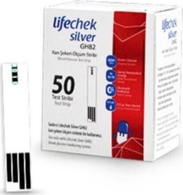 Lifechek Seker Lıfechek Sılver Gh82 50 Strıp (Miad 09.23) - Image 1