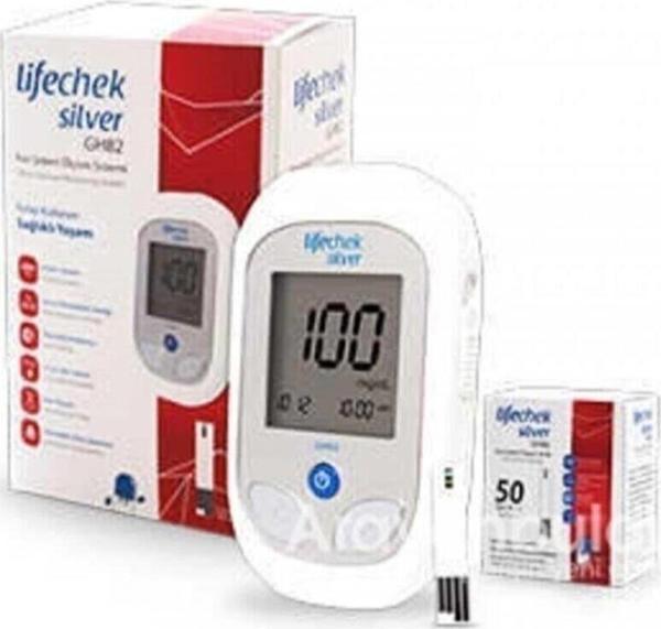 Lifechek Silver Gh82 Kan Şekeri Ölçüm Cihazı+ Kan Şekeri Ölçüm Stribi 50 Adet - Image 1