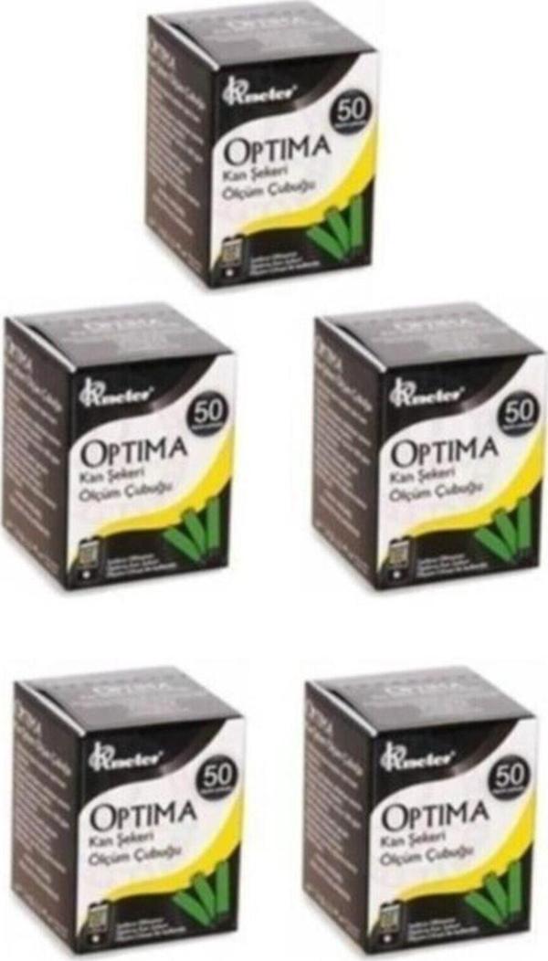 Optima Kan Şeker Ölçüm Strip 50'Li X5 Kutu - Image 1