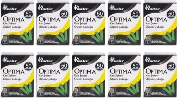 Optima Kan Şekeri Strip 10 Adet (50X10=500) - Image 1
