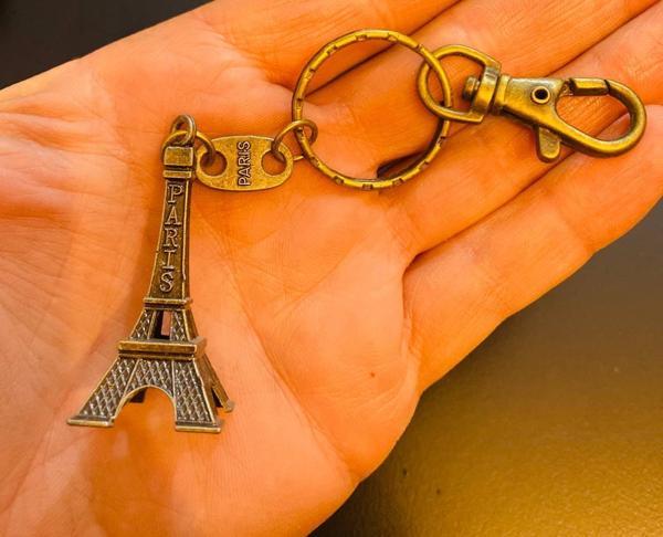 Paris Eyfel Kulesi 3d Metal Anahtarlık - Image 1