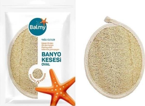 Balmy Doğal Kabak Oval Banyo Kesesi - Image 1