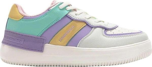 Lumberjack 101330076 Freya Wmn 3Fx Lila/Mint Kadın Sneaker Ayakkabı - Image 1
