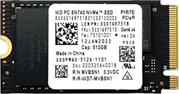 WD SN740 512GB M.2 2242 NVMe SSD - Image 1