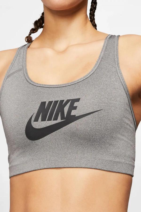 Nike Swoosh Futura Bra 899370-091Kadın Beyaz Sporcu Sütyeni - Image 1