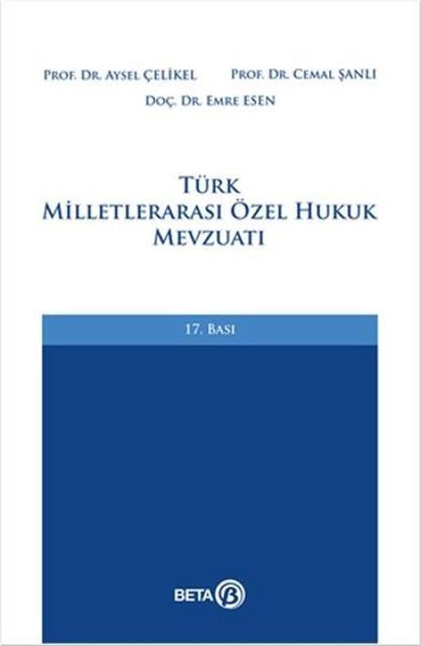 Türk Milletlerarası Özel Hukuk Mevzuatı - Beta Yayınları - Image 1