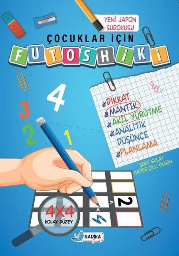 Çocuklar İçin Futoshiki 4 x 4 Başlangıç Düzeyi - Harika Çocuk - Image 1