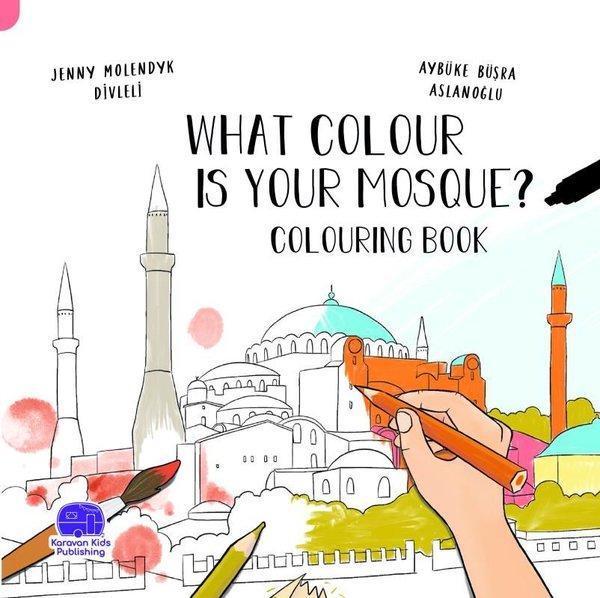 What Colour Is Your Mosque Colouring Book - İngilizce Senin Camin Boyama Kitabı - Karavan Çocuk - Image 1