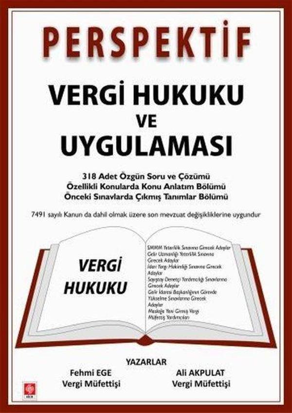 Perspektif Vergi Hukuku ve Uygulaması - Ekin Basım Yayın - Image 1