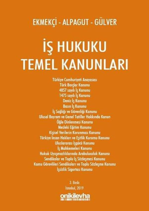 İş Hukuku Temel Kanunları - On İki Levha Yayıncılık - Image 1