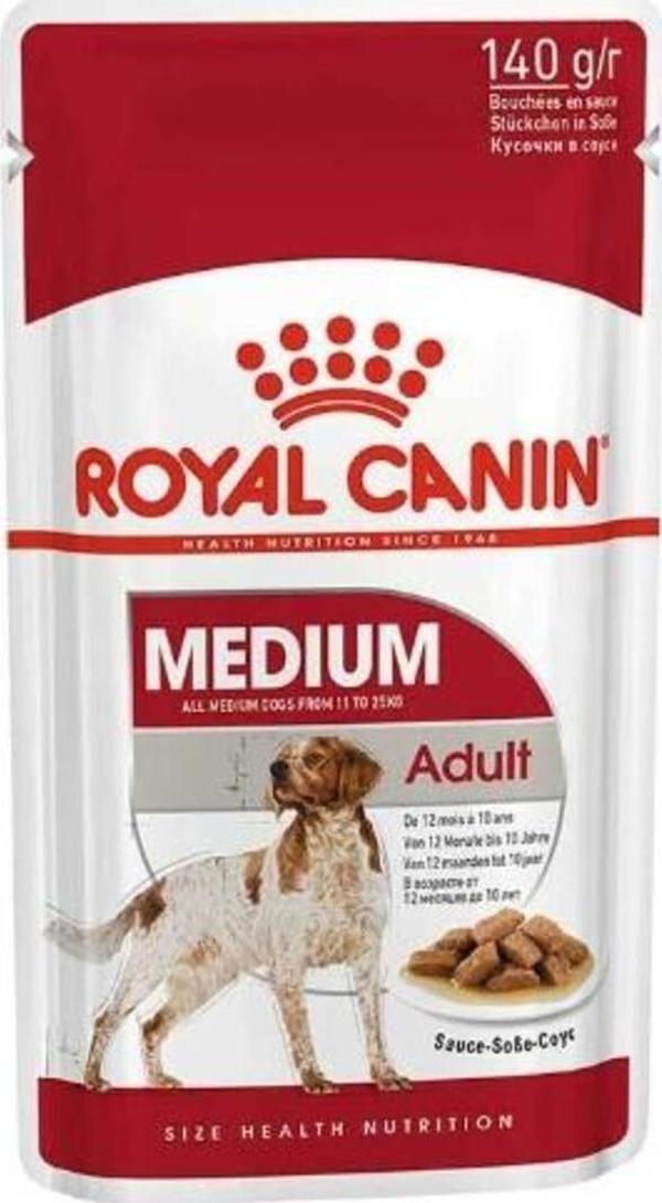 Royal Canin Medium Adult Köpek Pouch Konserve 140gr - Image 1