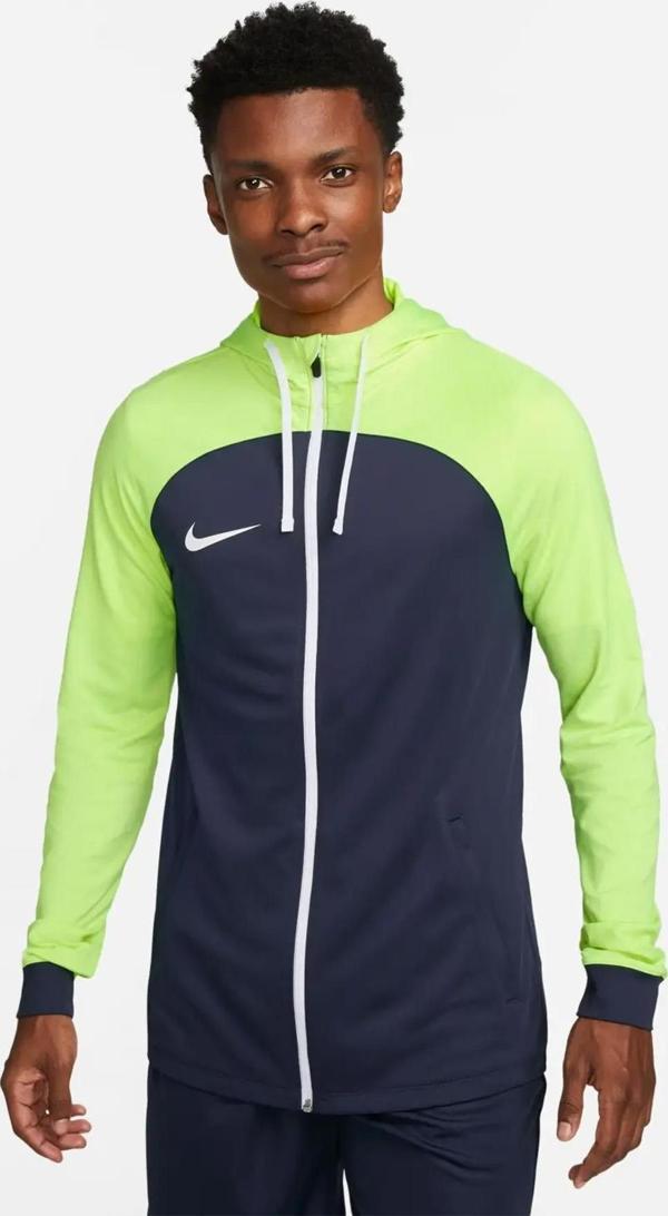 Nike M Dri-FIT Strike23 Hooded Track Jacket Knit DR2571-452 Lacivert Yeşil Erkek Eşofman Üstü - Image 1