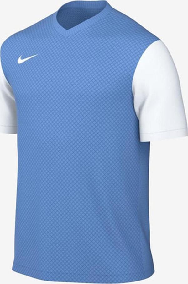 Nike M Nk Df Tiempo Prem II Jsy SS  DH8035-412 Mavi Beyaz Erkek Forma - Image 1