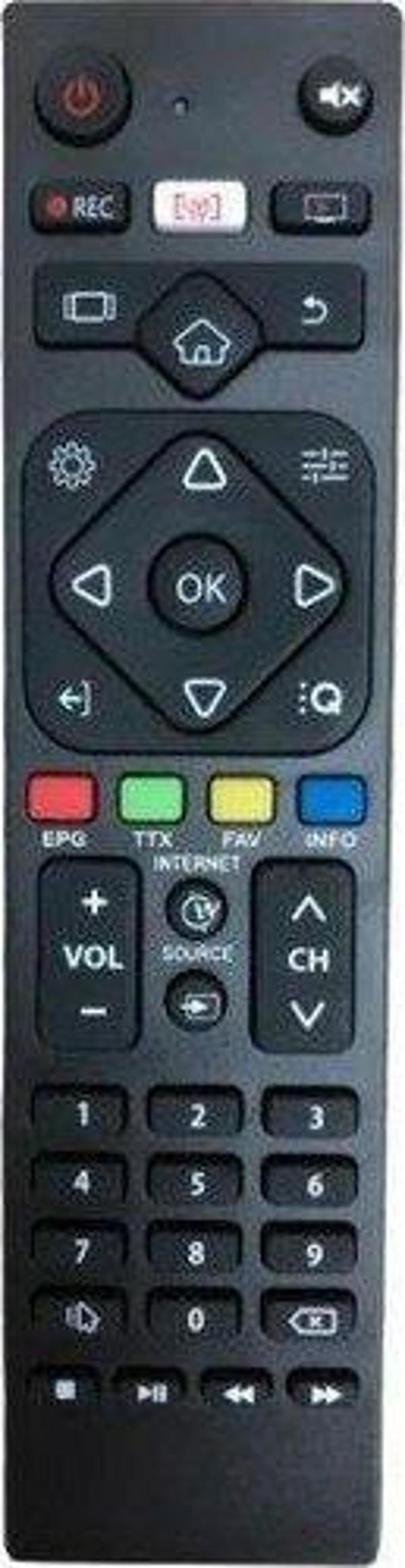 AXEN AX32DAB13 Uydu Alıcılı Android Smart Led Tv Kumandası - Image 1
