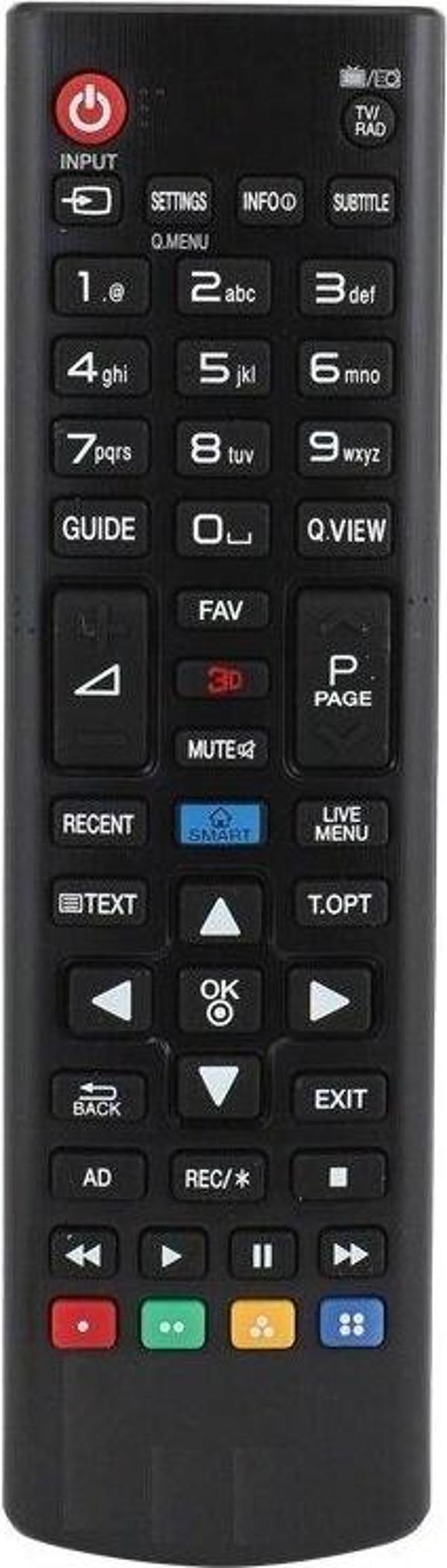 LG AKB75055702 Uyumlu Led Televizyon Kumanda 3d Smart - Image 1