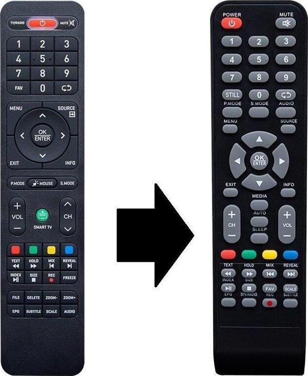MORIO Android Smart LED TV Kumandası - Eşdeğer - Image 1