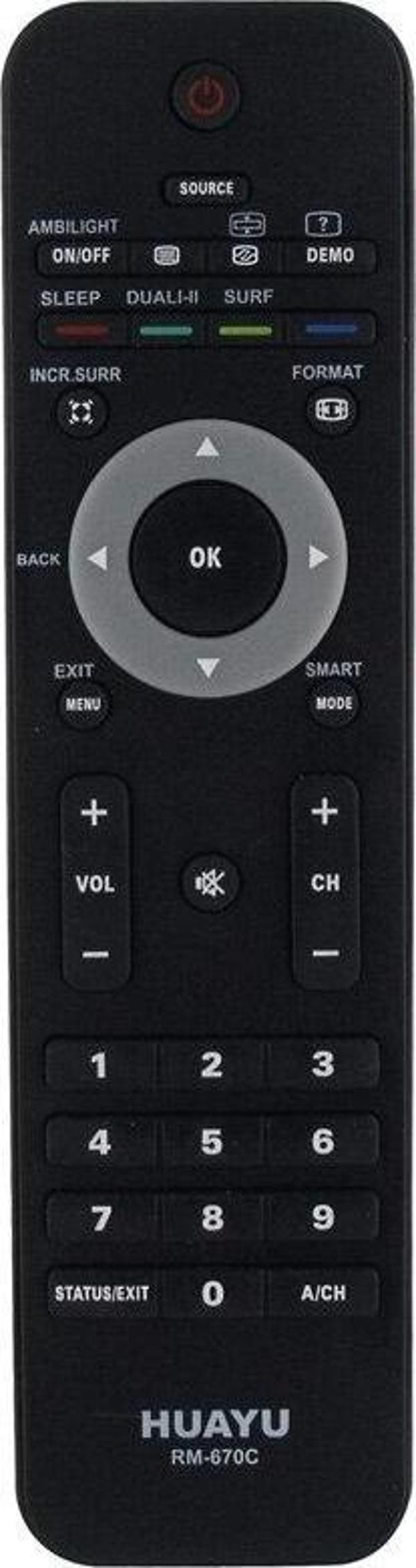 Philips  19HFL3330D/10 Uyumlu Televizyon Kumandası - Image 1