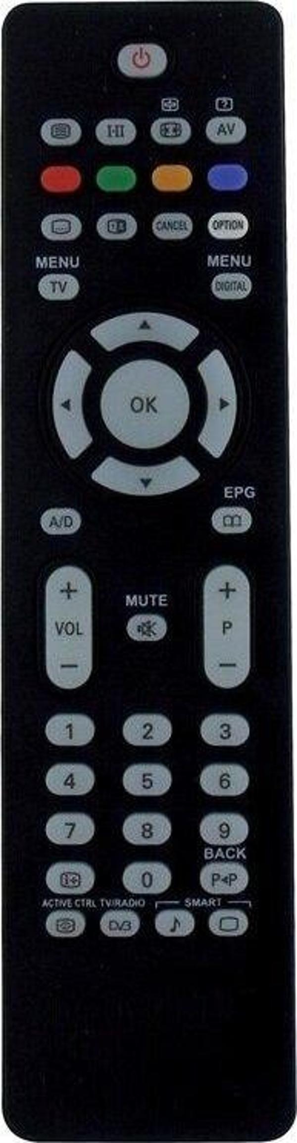 Philips  37PFL3512D/12 Uyumlu Flat Televizyon Kumandası - Image 1