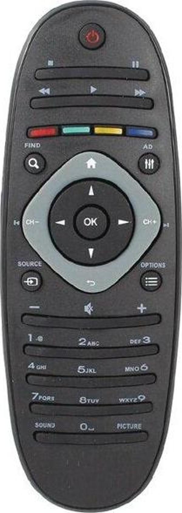 Philips 37PFL4606H/12 Uyumlu Lcd Televizyon Kumandası - Image 1