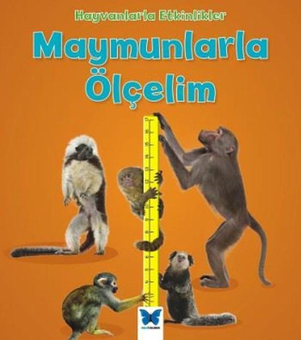 Maymunlarla Ölçelim-Hayvanlarla Etkinlikler - Mavi Kelebek - Image 1