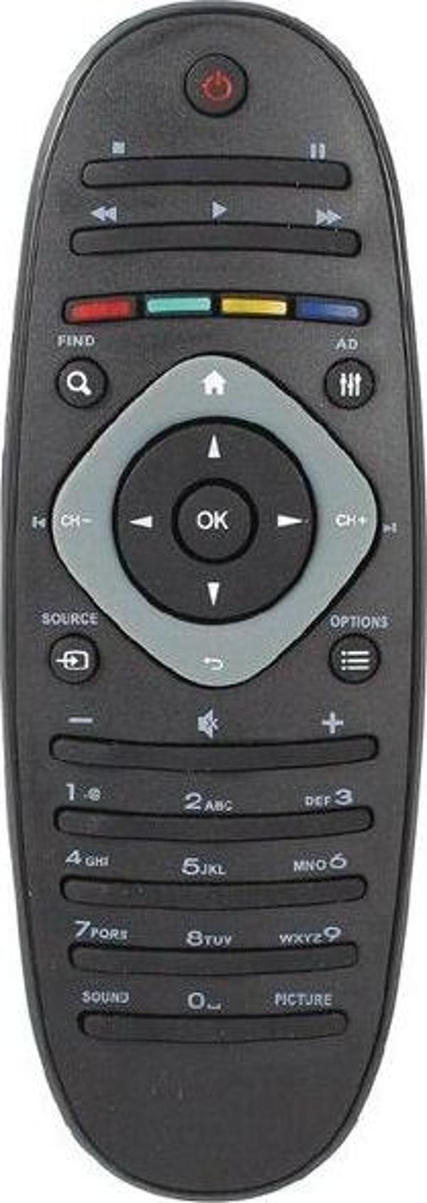 Philips 46PFL6606K/02 Uyumlu Smart Led Televizyon Kumandası - Image 1