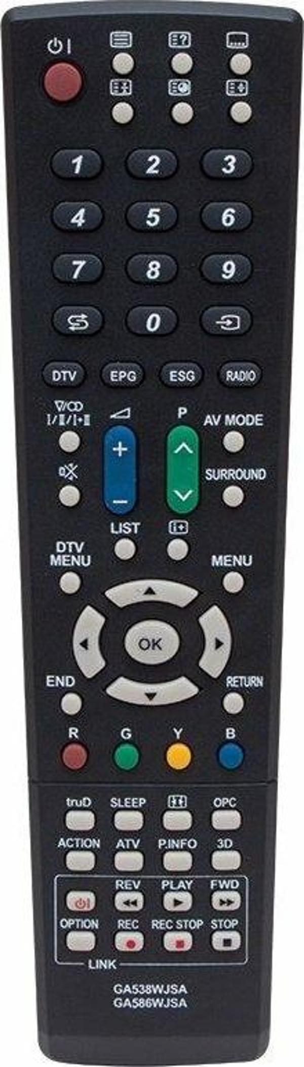 Sharp GA538WJSA-GA586WJSA Lcd Tv Kumandası - Image 1