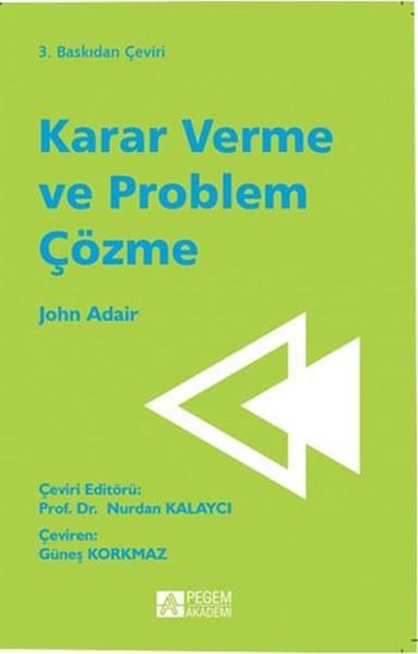 Karar Verme Ve Problem Çözme - Pegem Akademi Yayıncılık - Image 1