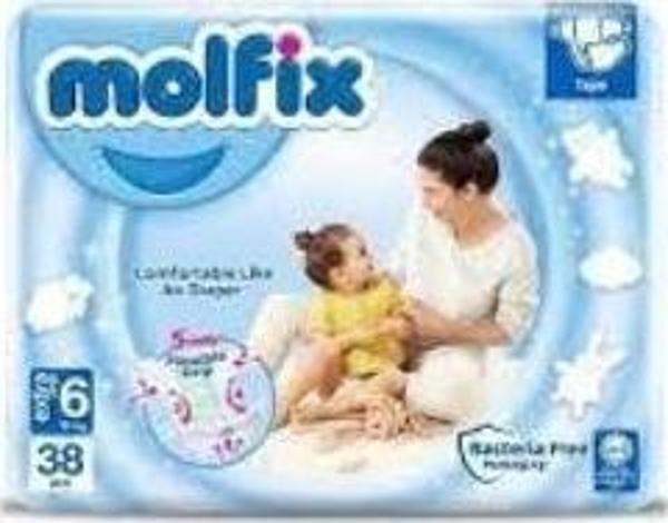 Molfix Bebek Bezi Fırsat Paketi Extra Large 38'li (6) - Image 1