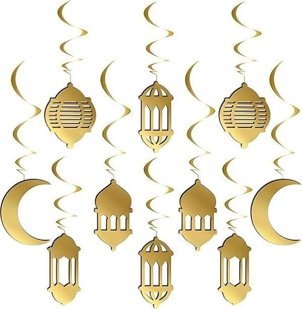 10 lu Tavan Süsü Sarkıt Hoşgeldin Ramazan Banner - Hoşgeldin Ramazan Banner Ramazan Süsleri - Image 1