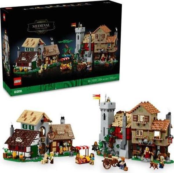 LEGO Icons 10332 Medieval Town Square (3304 Parça) - Image 1