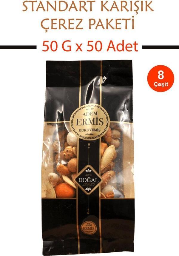 Kına Düğün Nişan Ekonomik Standart Karışık Çerez Paketi  50 G x 50 Adet - Image 1