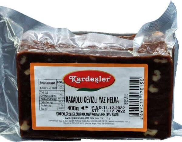 Kardeşler Şekerleme Cevizli Kakaolu Yaz Helvası 400 G - Image 1