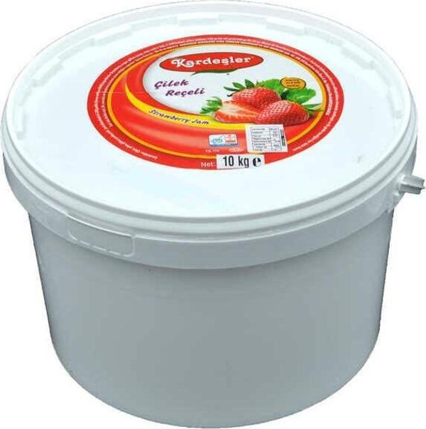 Kardeşler Şekerleme Çilek Reçeli Kova 10 Kg - Image 1
