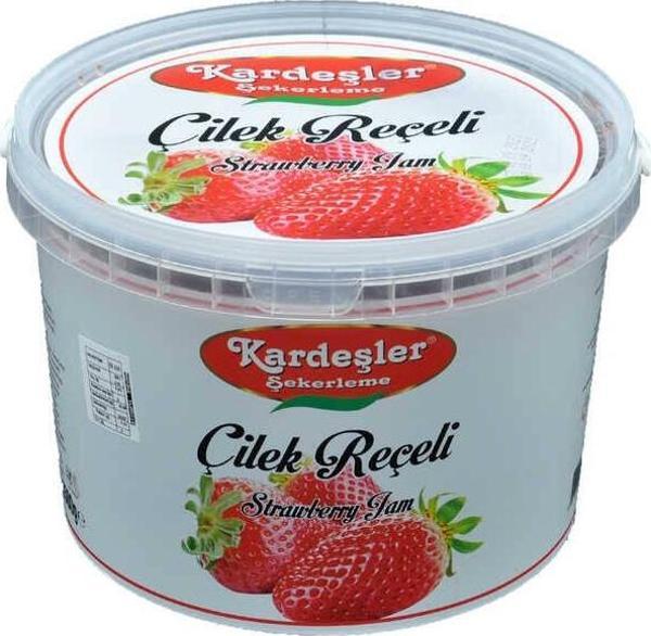 Kardeşler Şekerleme Çilek Reçeli Kova 3500 G - Image 1