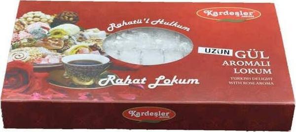 Kardeşler Şekerleme Gül Aromalı Uzun Hediyelik Lokum 700 G - Image 1