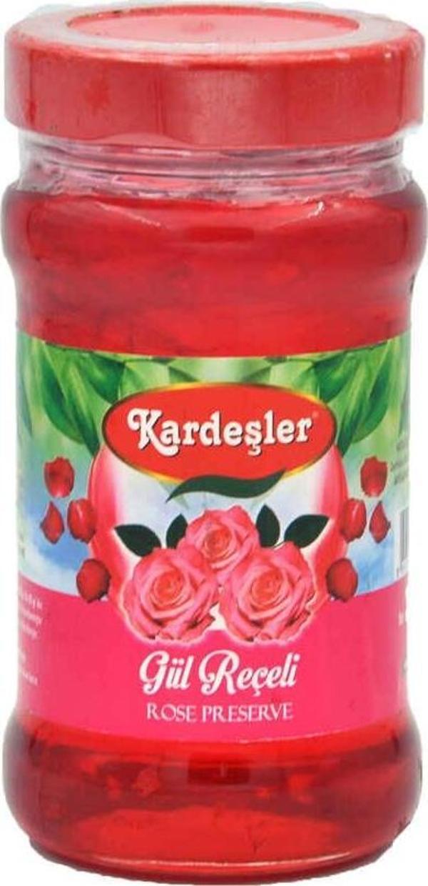 Kardeşler Şekerleme Gül Reçeli Cam Kavanoz 380 G - Image 1