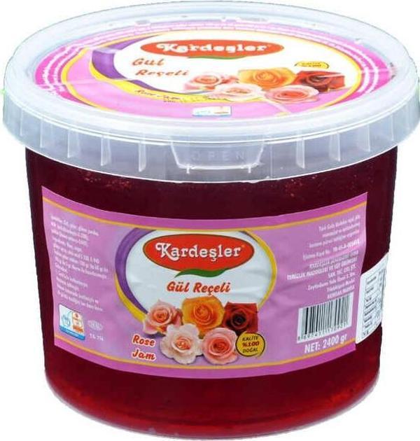 Kardeşler Şekerleme Gül Reçeli Kova 2400 G - Image 1
