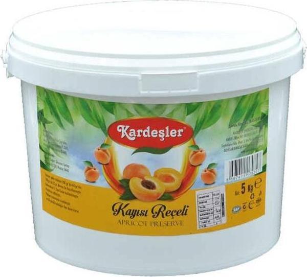 Kardeşler Şekerleme Kayısı Reçeli Kova 5 Kg - Image 1