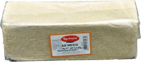 Kardeşler Şekerleme Sade Tahin Helva Blok 3 KG - Image 1